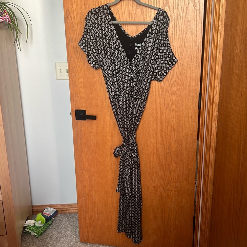 Latched Mama V Neck Jumpsuit